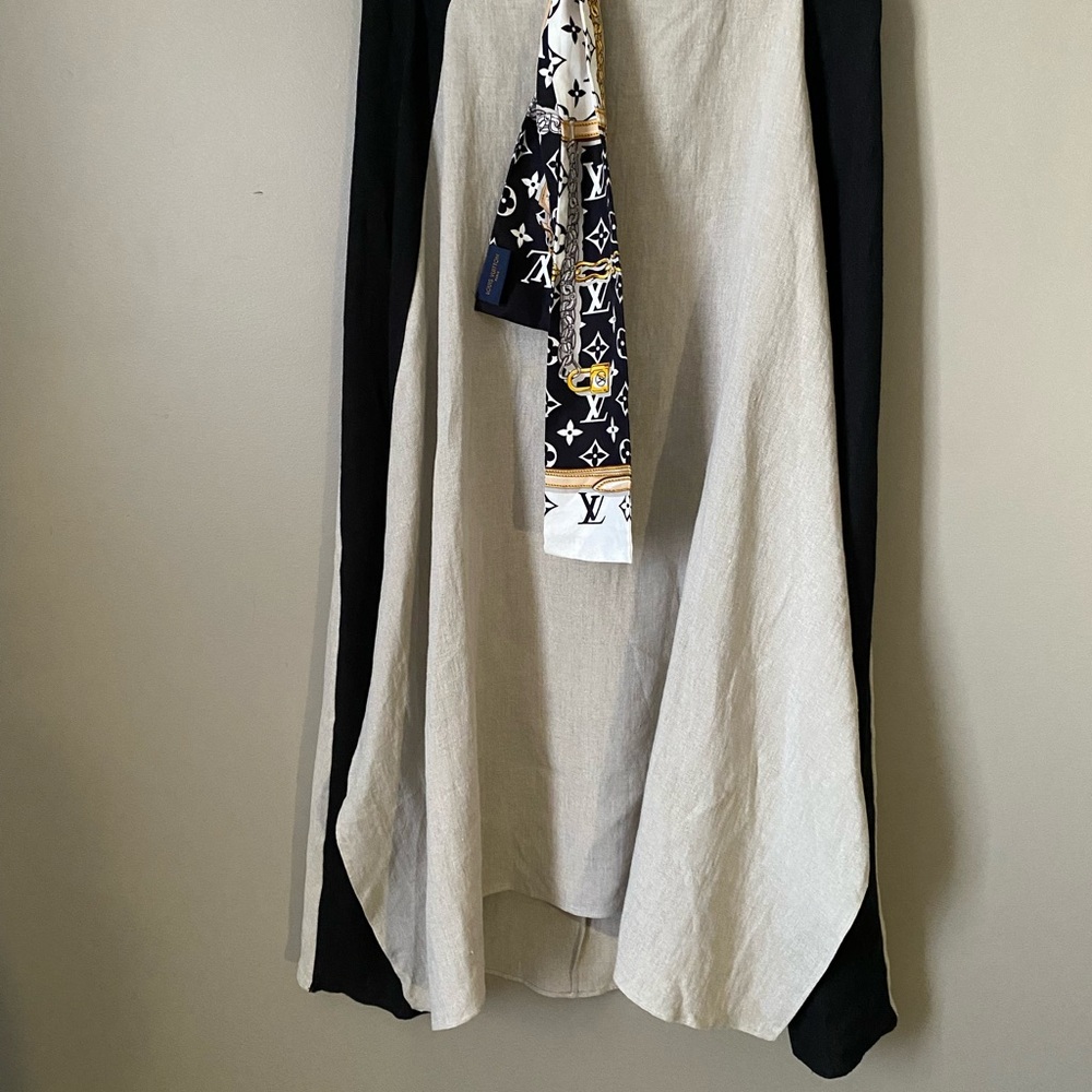 NWT Massimo Dutti 100%Linen Two-Tone Skirt size 4US (S)